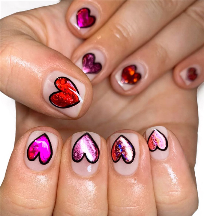 #Valentinesdaynails#2020nailstrends#springnails#winternails