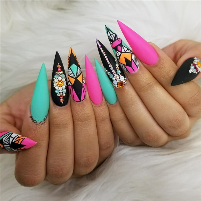 Stilettonails#nailstrend#2020nails