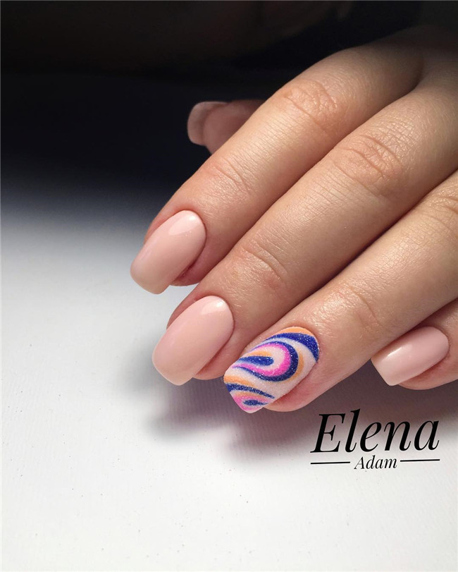 Acrylicnail;shortnail;nailtrend