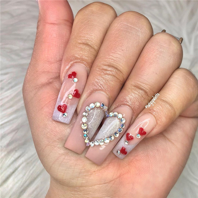 #Valentinesdaynails#2020nailstrends#springnails#winternails