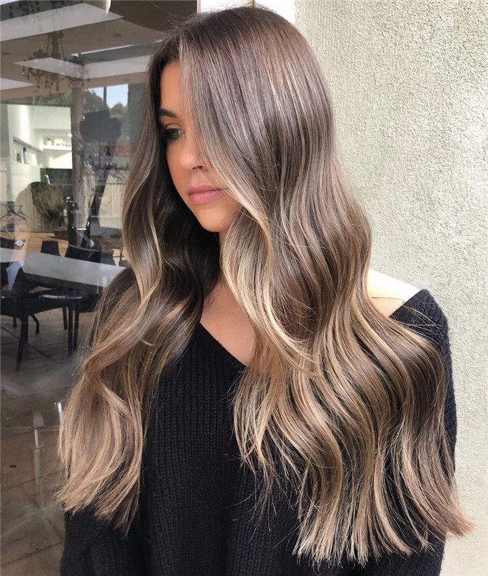 #balayagehair#longhair#brunetteshair#2020haircolors