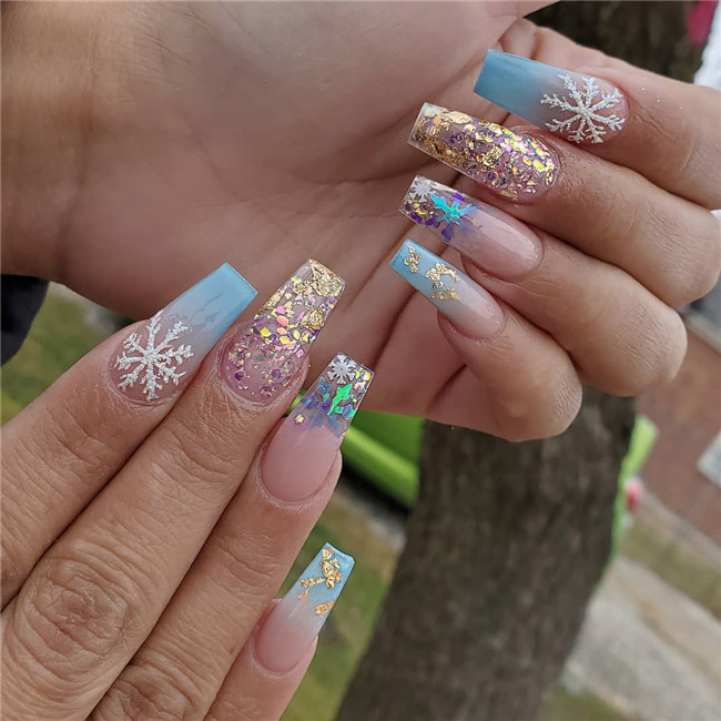 #christmasnails#nailsart#2020nails#winternails#newyearnails