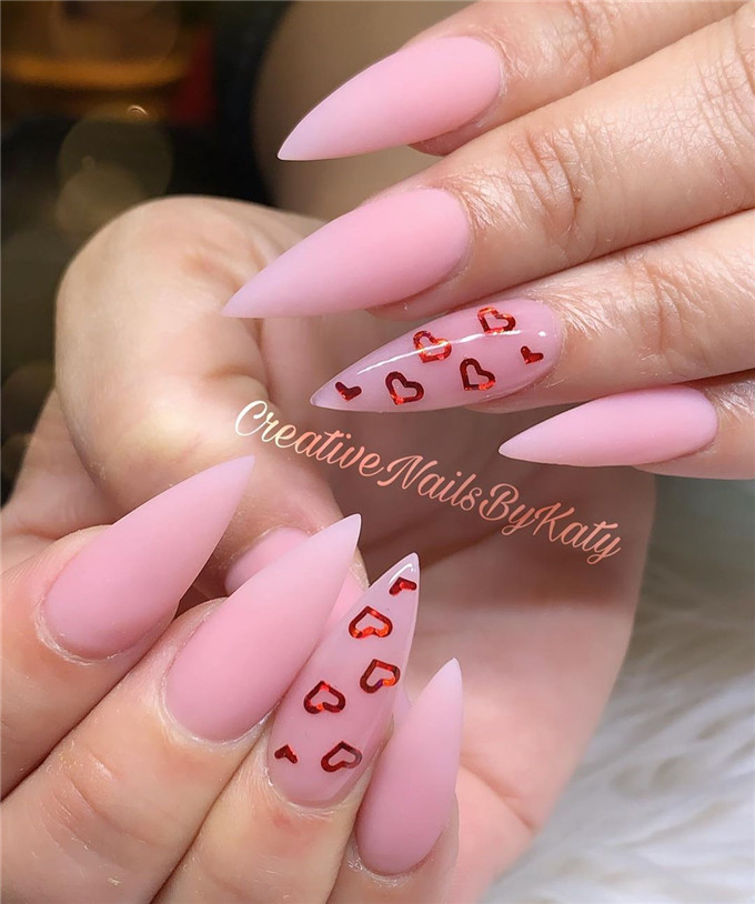 #Valentinesdaynails#2020nailstrends#springnails#winternails