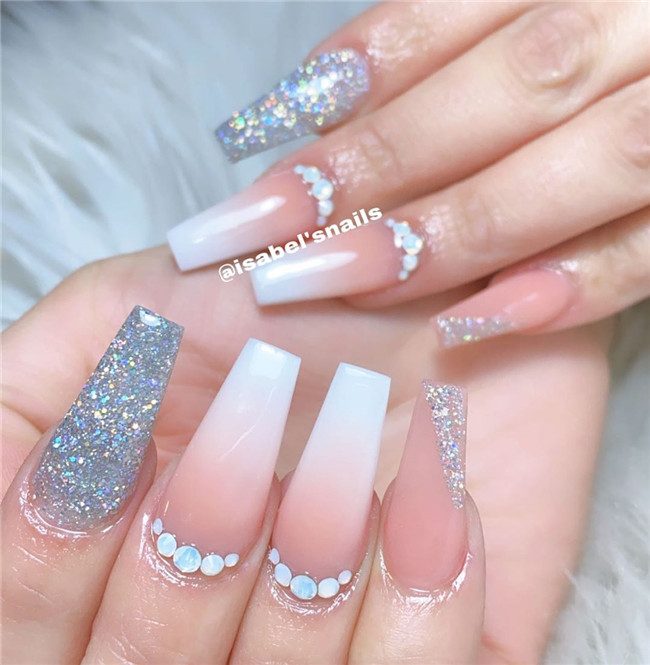 Ombrenails;acrylicnails;2020nails;shortnails