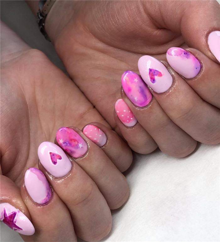 Shortnails;gelnails;nailsart;2020nails