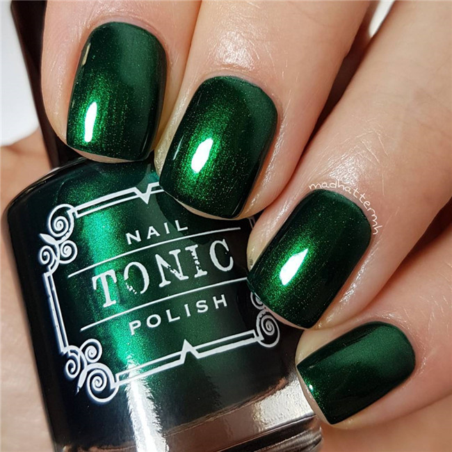 emeraldgreennails;nailtrend