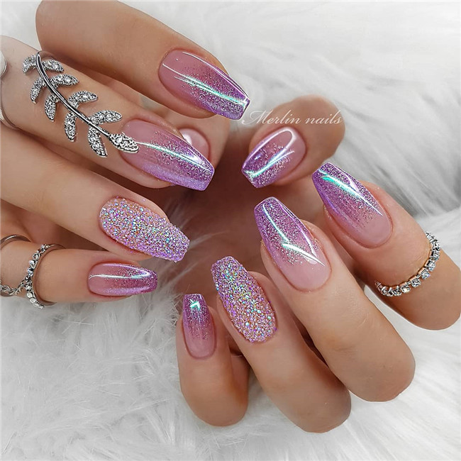 Ombrenails;acrylicnails;2020nails;shortnails