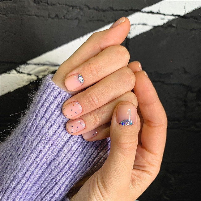 Acrylicnail;shortnail;nailtrend