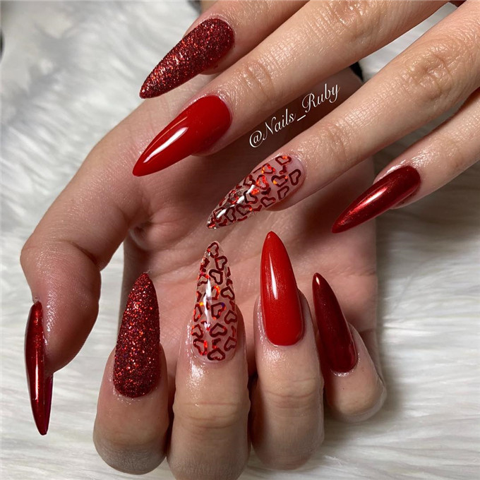 #Valentinesdaynails#2020nailstrends#springnails#winternails