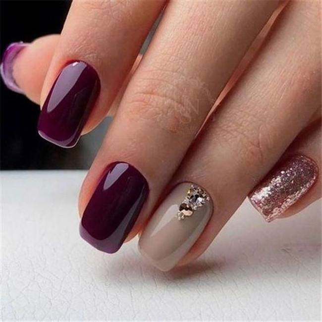 Shortnail;gelnails;acrylicnails;2020nails