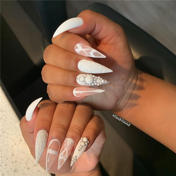 #fallnails#stilettonails#acrylicnails#2020nails