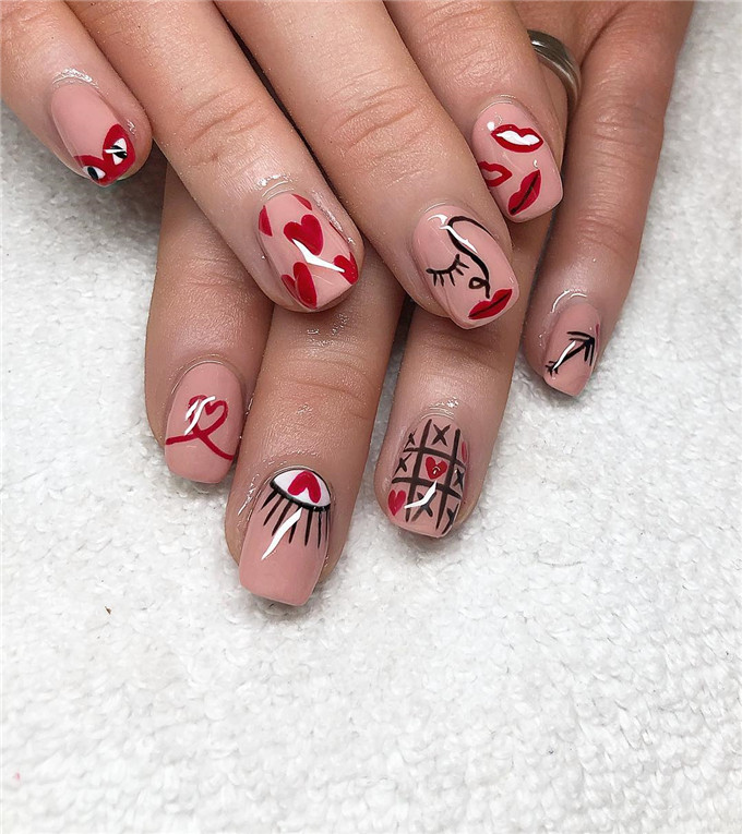 #Valentinesdaynails#2020nailstrends#springnails#winternails