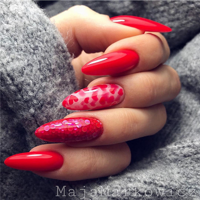 #Valentinesdaynails#2020nailstrends#springnails#winternails