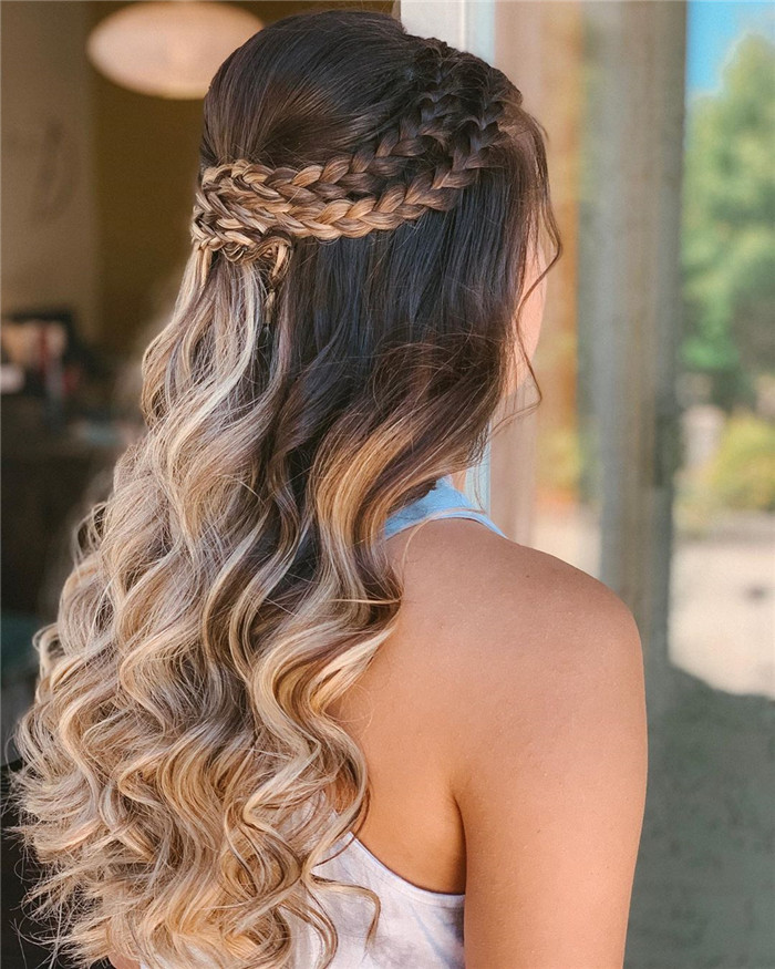 Promhair;longhair;bridesmaidhairstyles;prom