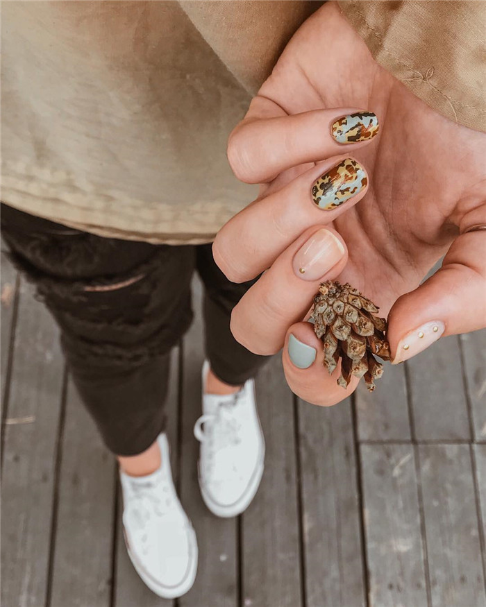 #shortnails#gelnails#nailsart#2020nails