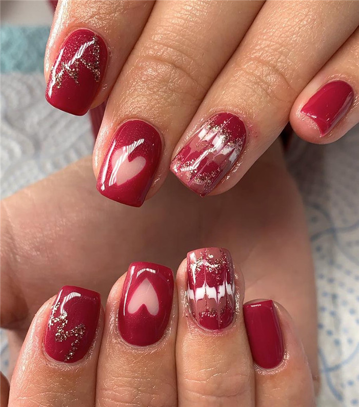 Shortnails;gelnails;nailsart;2020nails