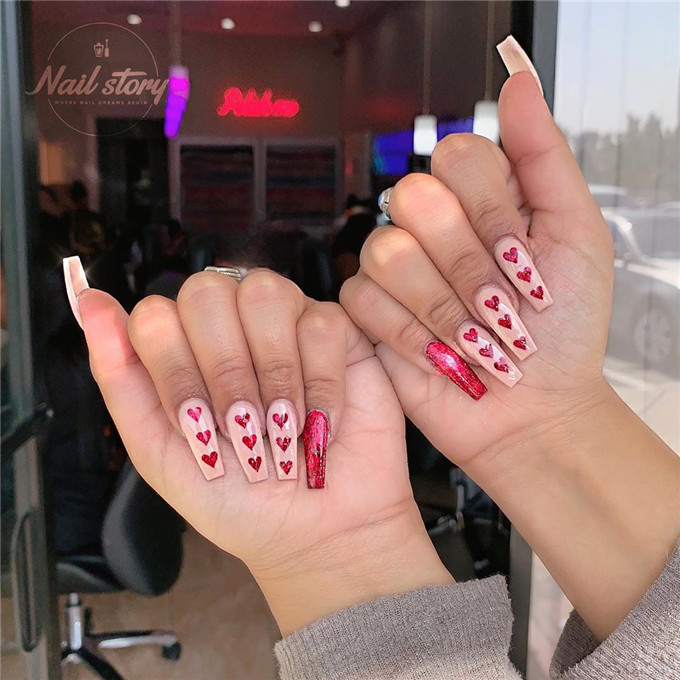 #Valentinesdaynails#2020nailstrends#springnails#winternails