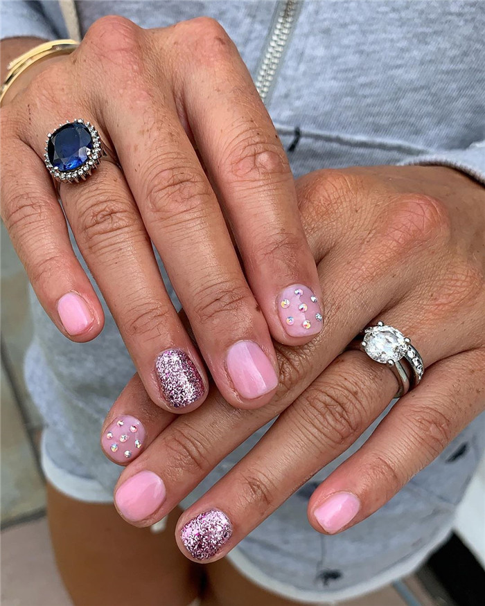 Shortnails;gelnails;nailsart;2020nails