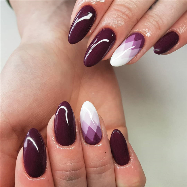 almondnails;acrylicnails;nailtrend