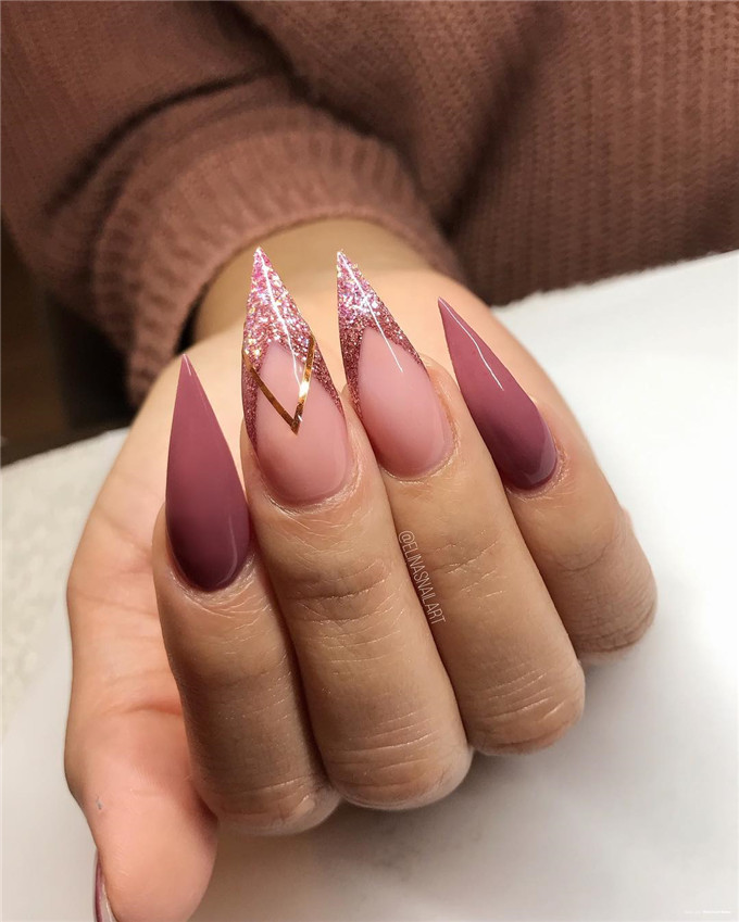 #fallnails#stilettonails#acrylicnails#2020nails