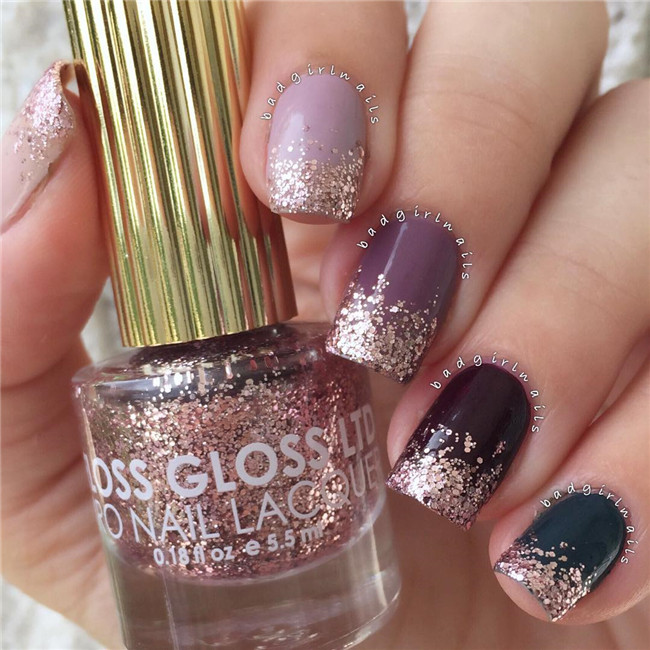 Ombrenails;acrylicnails;2020nails;shortnails