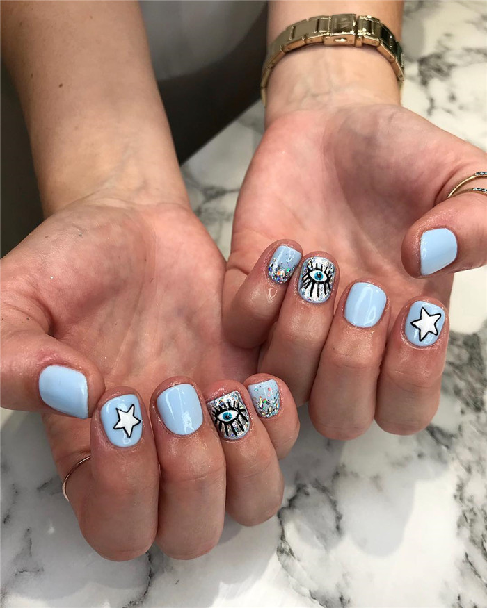 Shortnails;gelnails;nailsart;2020nails