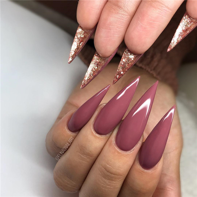 #fallnails#stilettonails#acrylicnails#2020nails