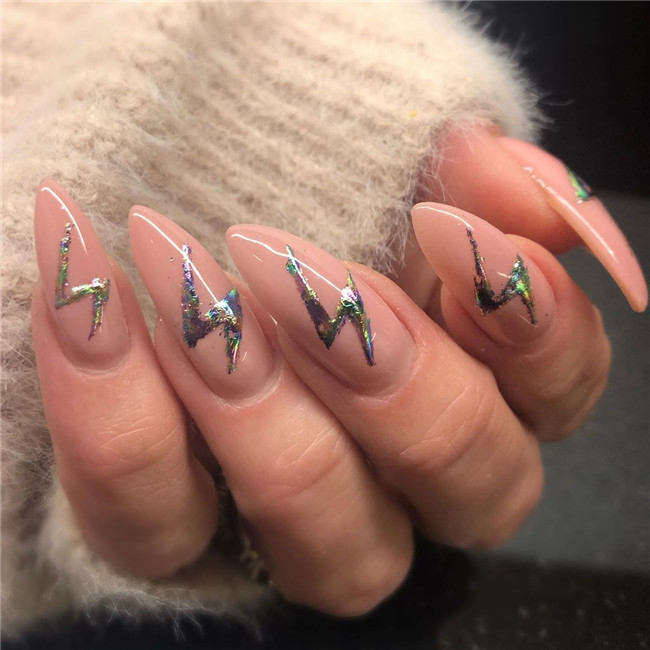 #almondnails#winternails#2020nails#fallnails