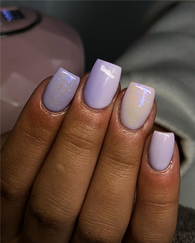 Acrylicnail;shortnail;nailtrend