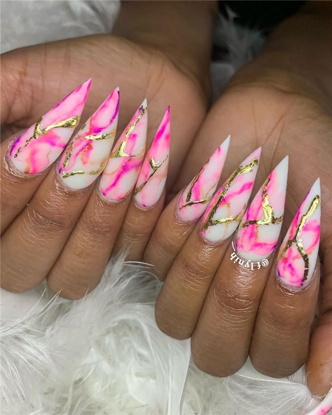 Stilettonails#nailstrend#2020nails