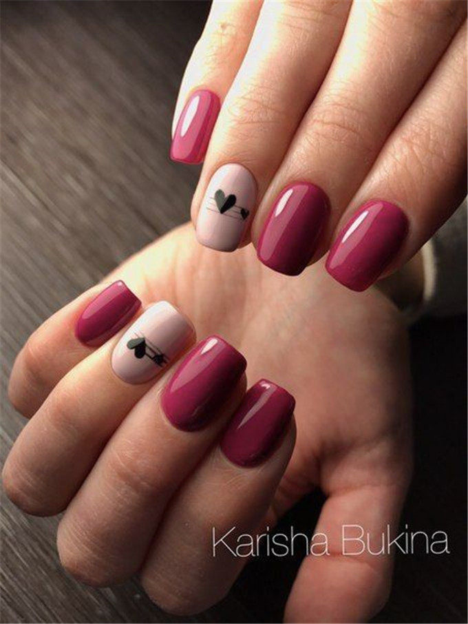 #Valentinesdaynails#2020nailstrends#springnails#winternails