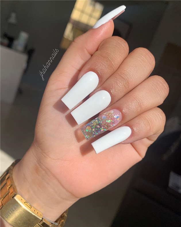 #squarenails#summernails#acrylicnails#2020nails