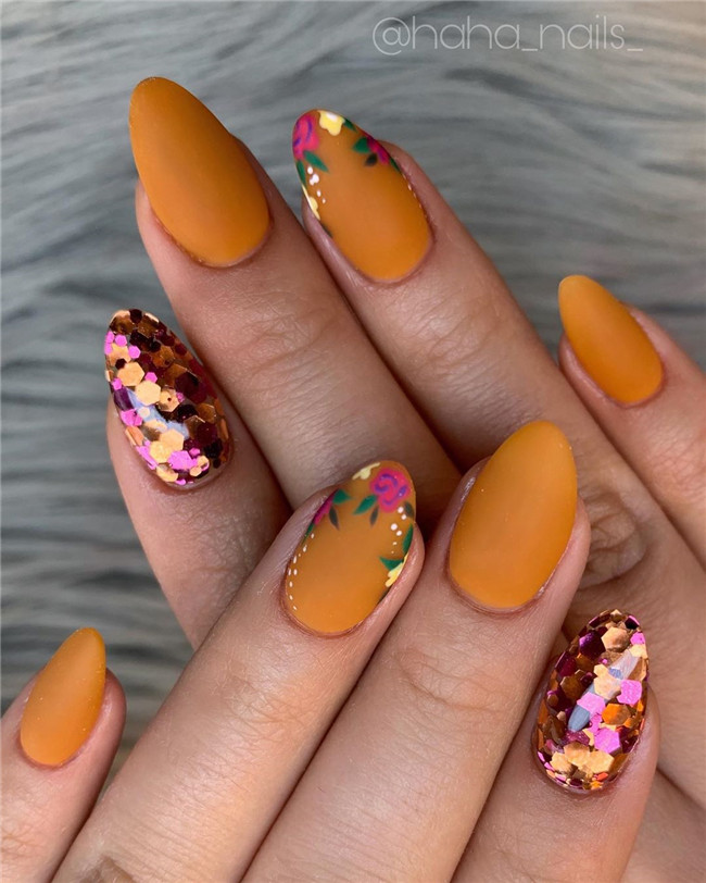 almondnails;acrylicnails;nailtrend