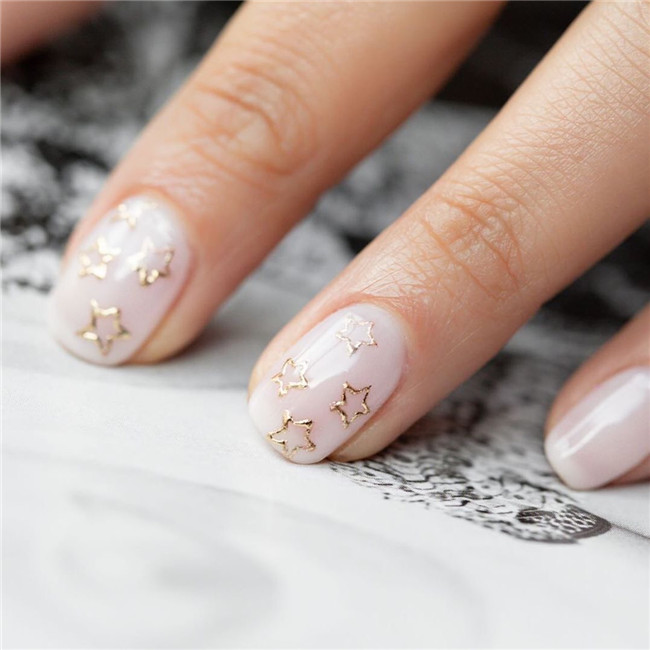 Acrylicnail;shortnail;nailtrend