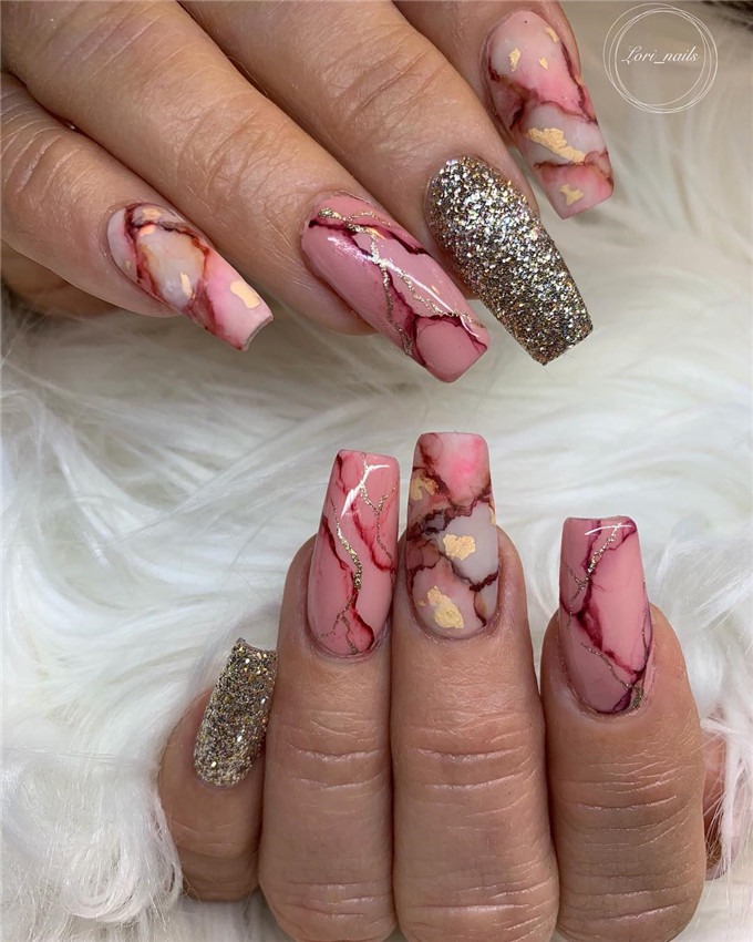 #coffinnails#2020nails#acrylicnails#gelnails#nailscolor