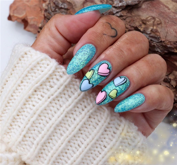 #Valentinesdaynails#2020nailstrends#springnails#winternails