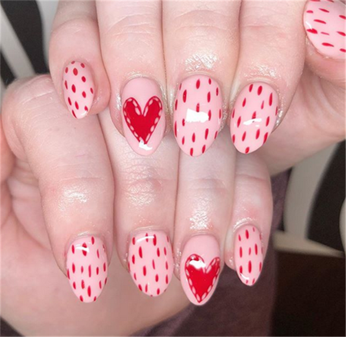 #Valentinesdaynails#2020nailstrends#springnails#winternails