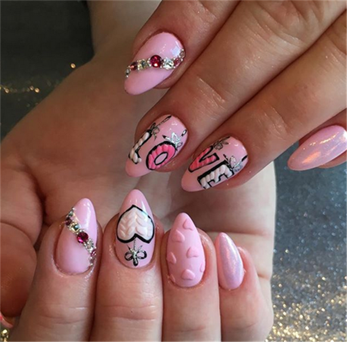 #Valentinesdaynails#2020nailstrends#springnails#winternails