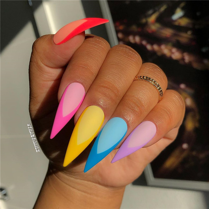 Stilettonails#nailstrend#2020nails