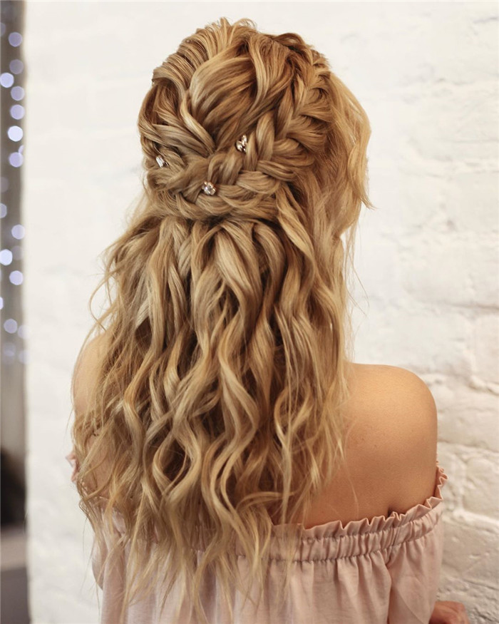 #promhair#longhair#prom#bridesmaidhairstyles