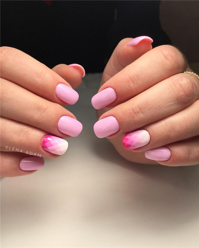 Acrylicnail;shortnail;nailtrend