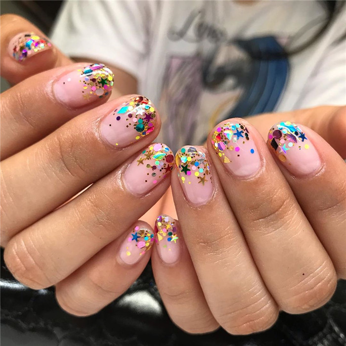 #shortnails#gelnails#nailsart#2020nails