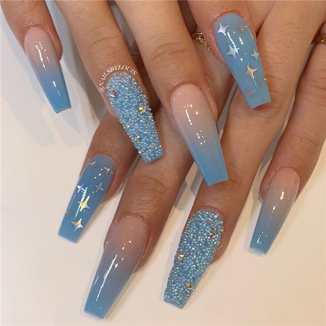 Ombrenails;acrylicnails;2020nails;shortnails