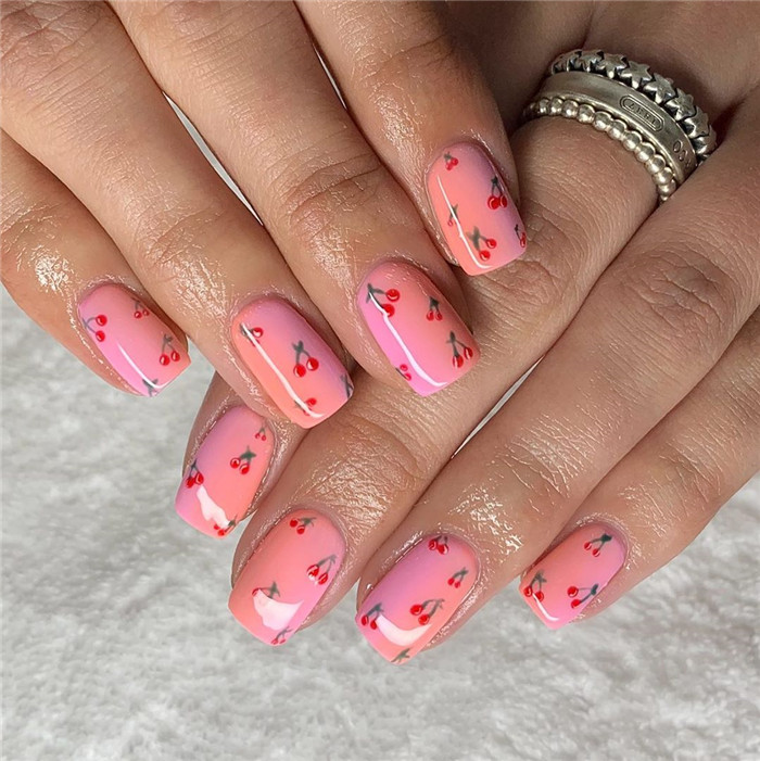 Shortnails;gelnails;nailsart;2020nails