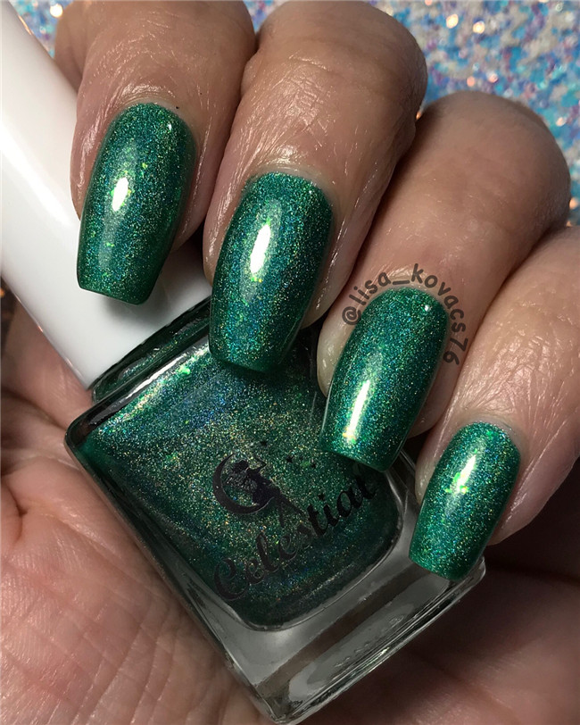 emeraldgreennails;nailtrend