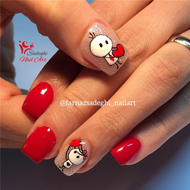 Valentine's Day;Valentine's Daynails