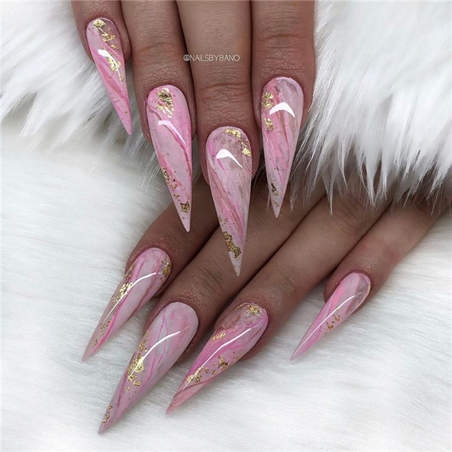 #acrylicnails#stilettonails#winternails#summernails#2020nails