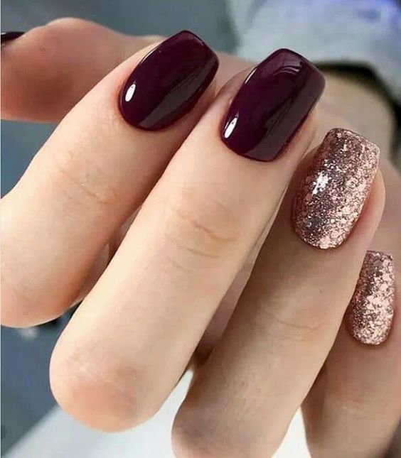 #fallnailsideas#nailsart#shortnails#fallnailscolor#winternails