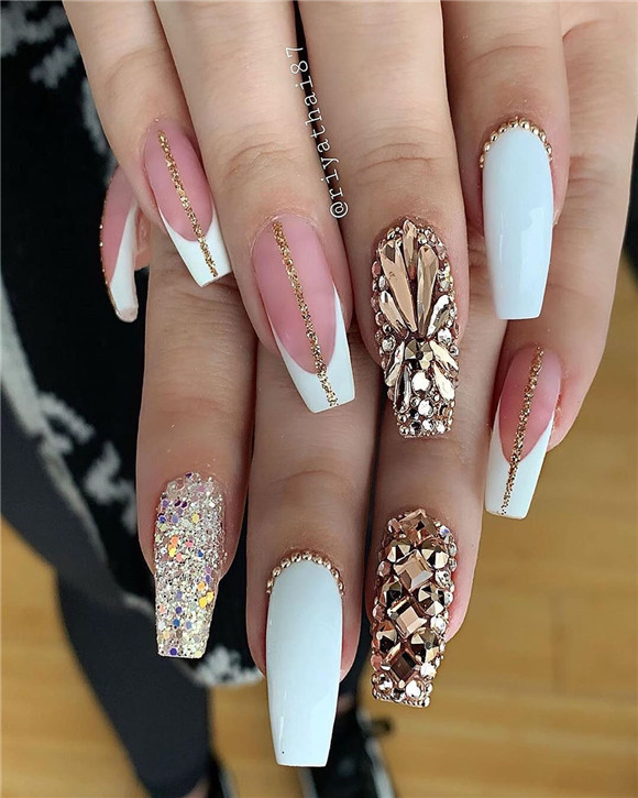 Weddingnails;bridenails