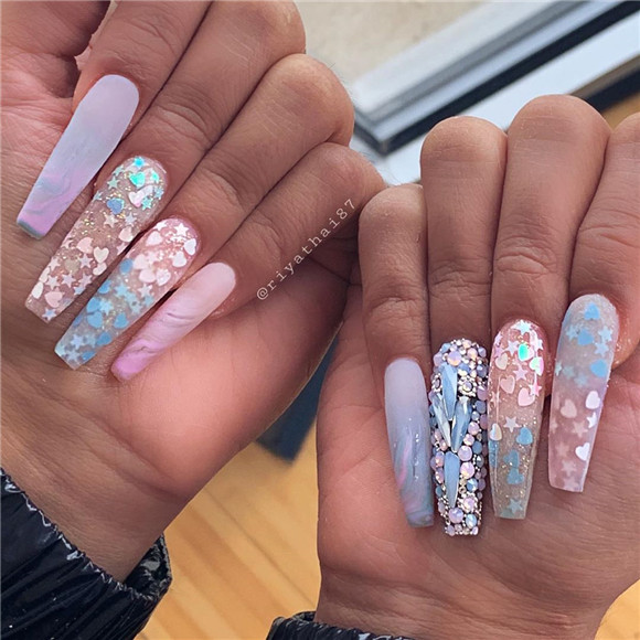 Weddingnails;bridenails